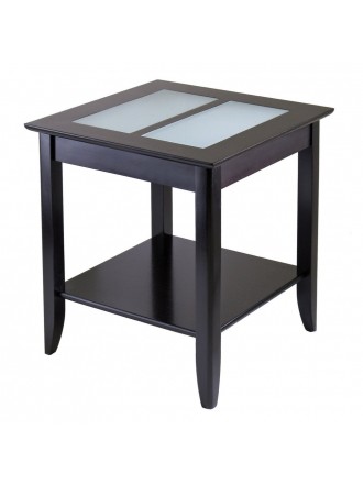 SYRAH END TABLE WITH FROSTED GLASS