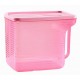 Set of 2 Practical Kitchen Storage Bins Cereals/Snacks Storage Canisters, Pink