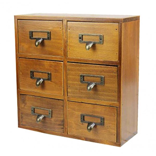 High-grade Creative Wood Storage Chests Storage Cabinet Receive Container