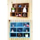 Durable Wood Storage Shelves Hanging Wooden Storage Rack Home Decoration