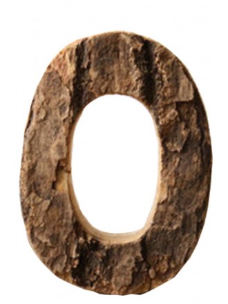 Wooden Letter 'O' Hanging Sign Home soft decorations Wood Alphabet Decoration