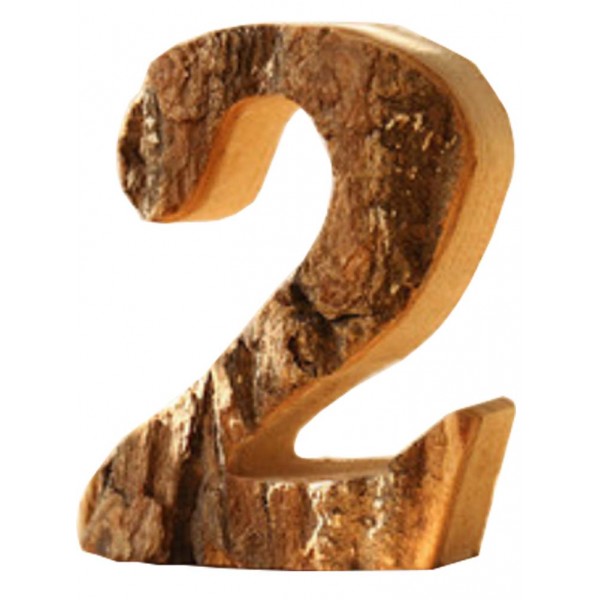 The Number 2 For Wedding Party Anniversary Shop Name Wooden FiguresDecoration