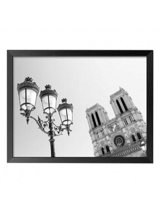 Fashion Durable Home Decor Picture Black and White Building Decor Painting for Wall Hanging, #13