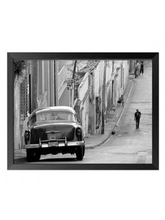 Fashion Durable Home Decor Picture Black and White Building Decor Painting for Wall Hanging, #19