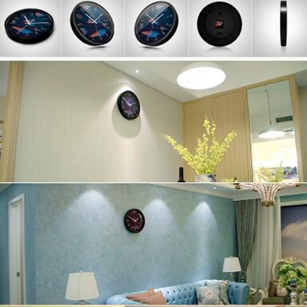 Modern & Personality Circular Clock Living Room Decorative Silent Round Wall Clocks, A08
