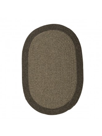 Colonial Mills Hudson Brown 2'x4' Oval Rug