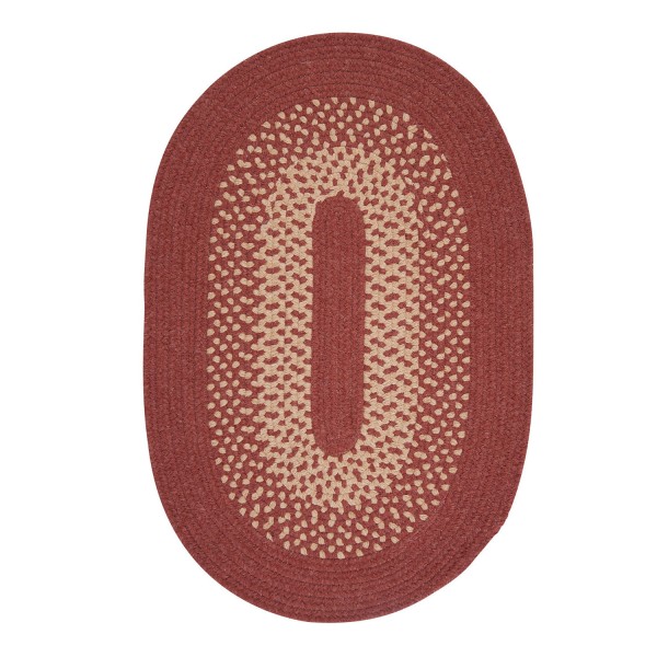 Colonial Mills Jackson - Rosewood 2'x4' Oval Area Rug