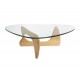 Fine Mod Imports Tribeca Coffee Table, Natural