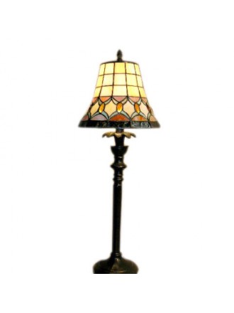 Tiffany-style Jeweled Table Lamp