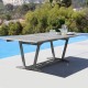 Renaissance Eco-friendly Outdoor Hand-scraped Hardwood Hardwood Rectangular Extention Garden Table