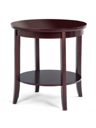 Round Wood Sofa Side End Table
