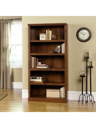 5-Shelf Bookcase in Oiled Oak Finish