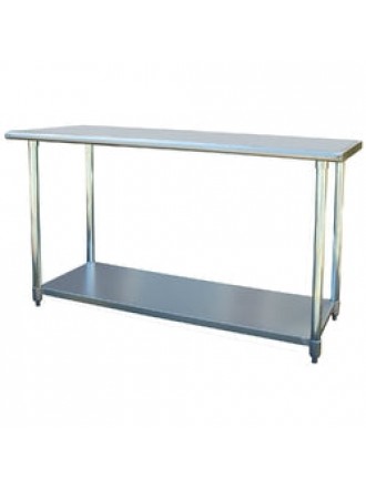 Contemporary 2Ft x 5Ft Stainless Steel Top Workbench Utility Table