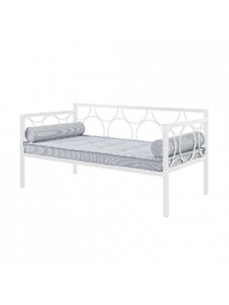 Twin size Modern Classic White Metal Daybed Frame