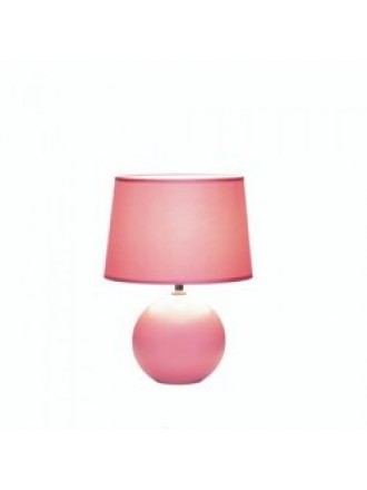 Pink Round Base Table Lamp