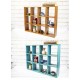 Elagant Creative Wood Storage Shelves Wall Hanging Storage Rack