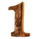 The Number 1 Wooden FiguresDecoration For Wedding Party Anniversary Shop Name