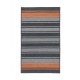 Colonial Mills Frazada Stripe Charcoal & Orange 8'x10' Rectangle Rug