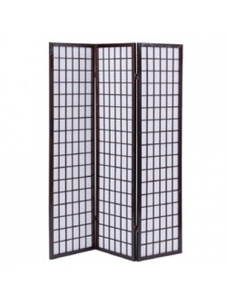 3 Panel Wood Folding Privacy Room Divider